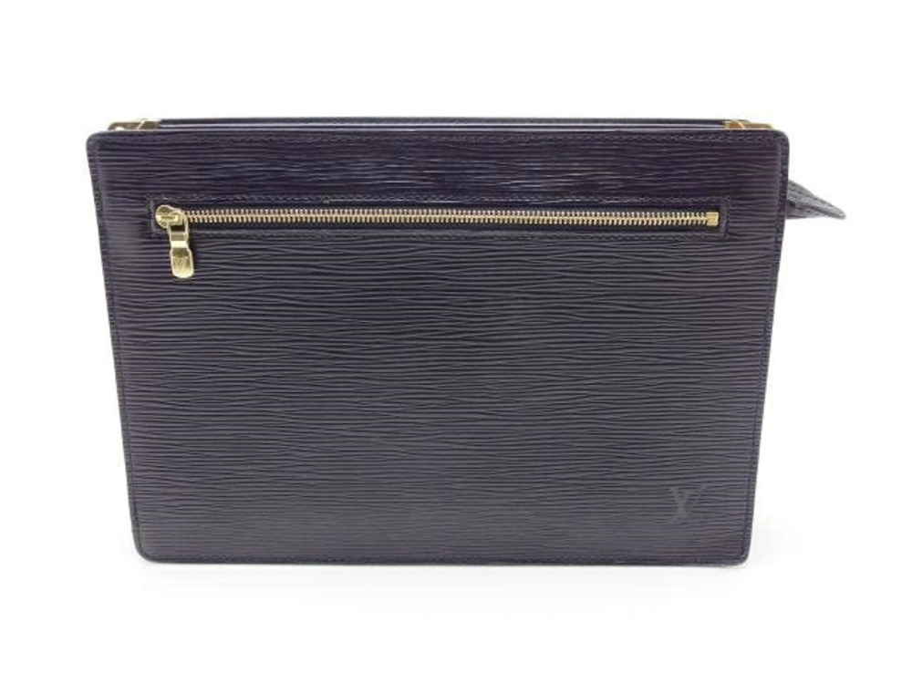 LOUIS VUITTON Angien Shoulder Bag Epi Leather Noir Black